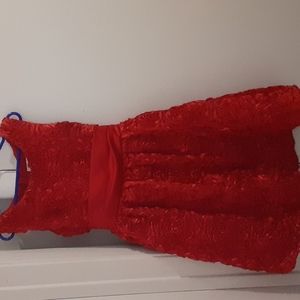Kids red dress